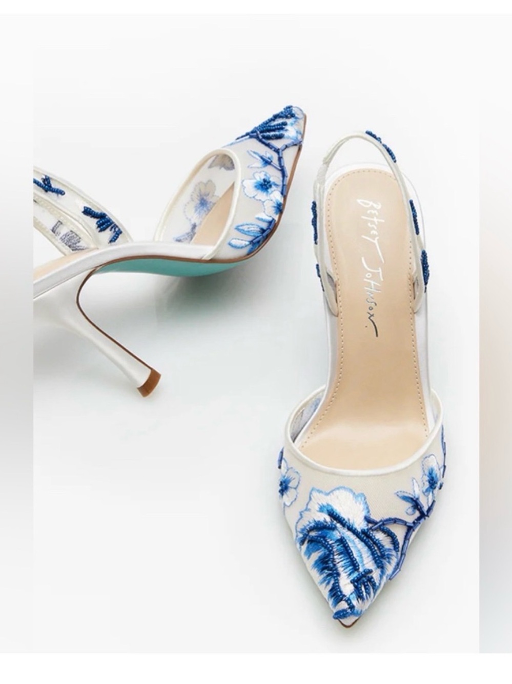 Betsey Johnson Patch Floral Heels